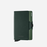 SECRID Twinwallet Original Leather Green - Big Bag NY
