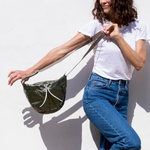 Brontibay Kaya Glam Crossbody Khaki - Big Bag NY