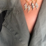 Lightning Bolt Diamond Pendant
