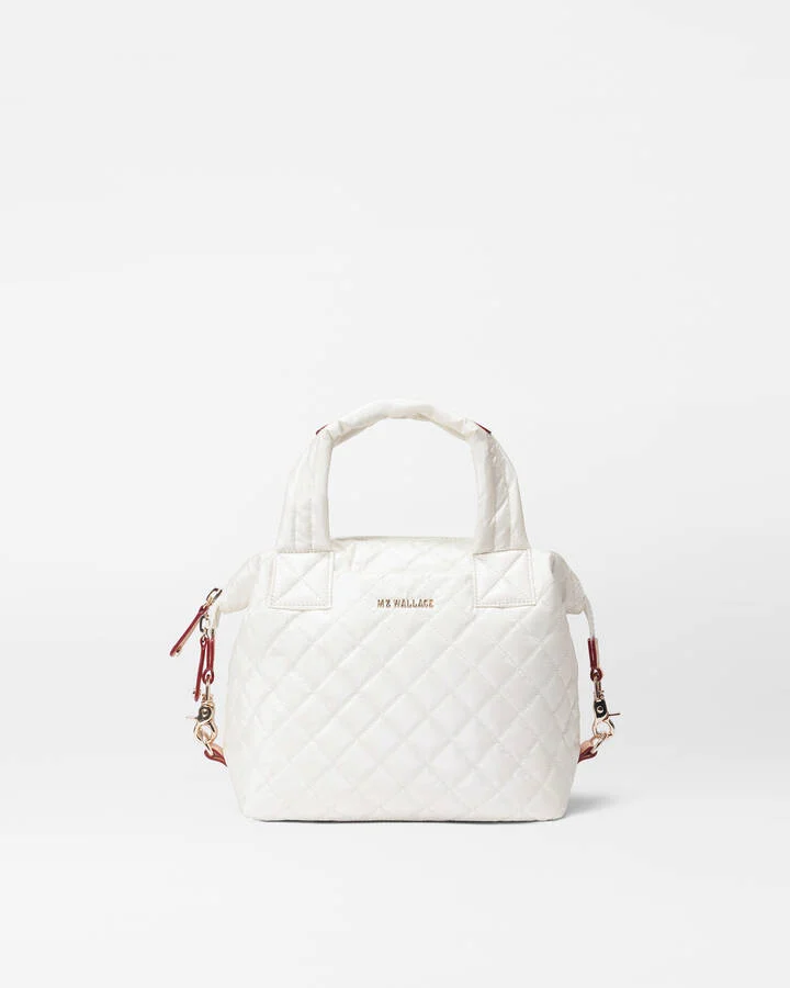 MZ Wallace Small Sutton Deluxe Pearl Metallic - Big Bag NY