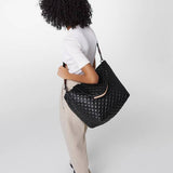 MZ Wallace Medium Metro Tote Deluxe Black - Big Bag NY
