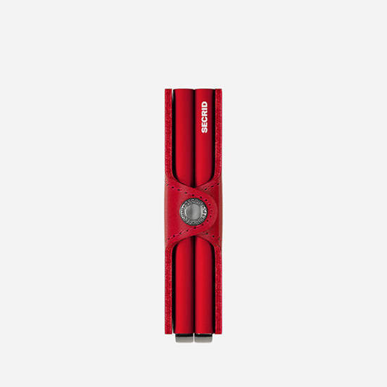 SECRID Twinwallet Original Leather Red - Big Bag NY
