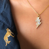 Lightning Bolt Diamond Pendant