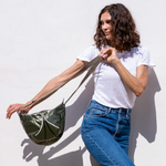 Brontibay Kaya Glam Crossbody Khaki - Big Bag NY