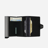 SECRID Twinwallet Original Leather Black - Big Bag NY