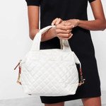 MZ Wallace Small Sutton Deluxe Pearl Metallic - Big Bag NY