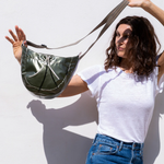 Brontibay Kaya Glam Crossbody Khaki - Big Bag NY