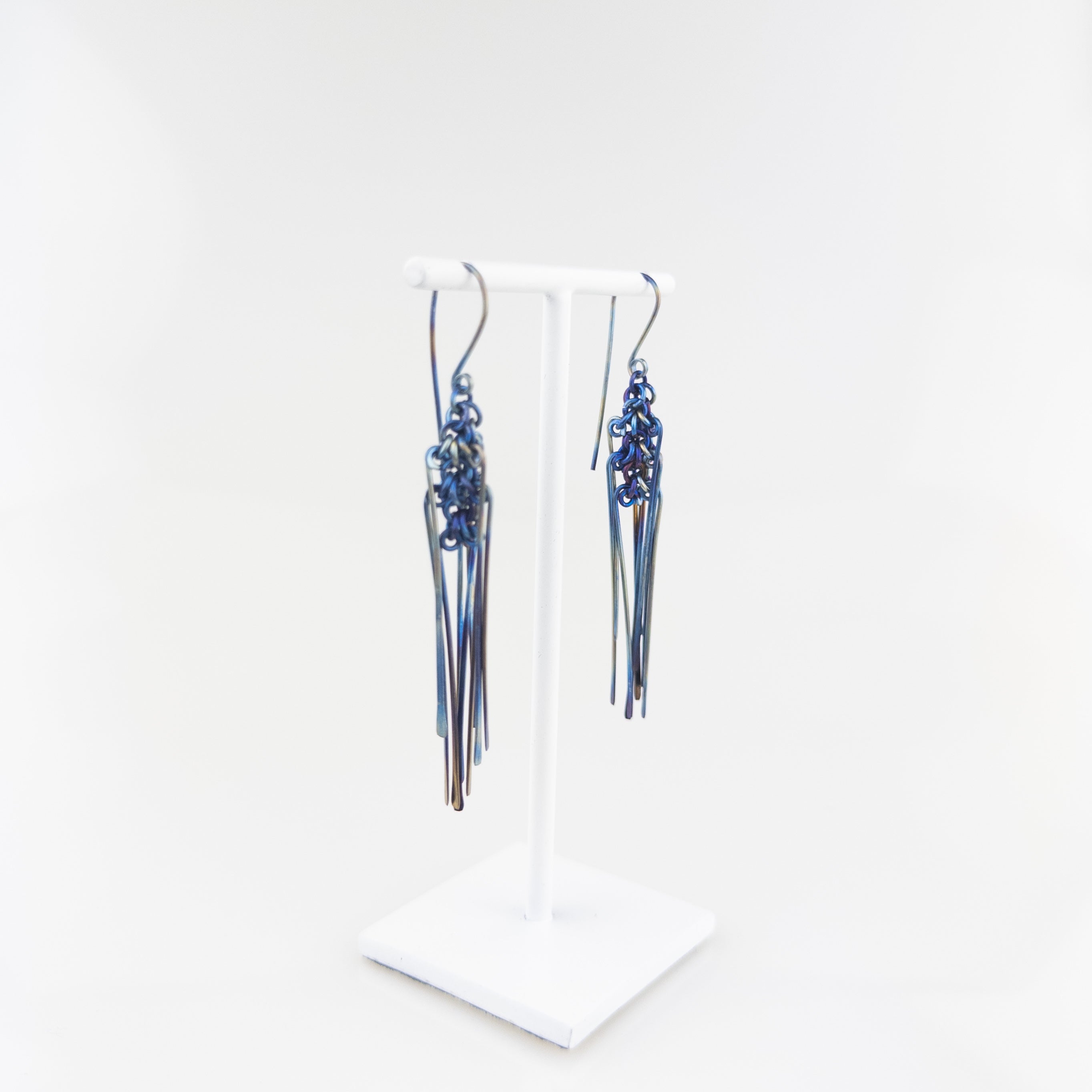 Alison Evans Blue Long Jellyfish Earrings - Big Bag NY