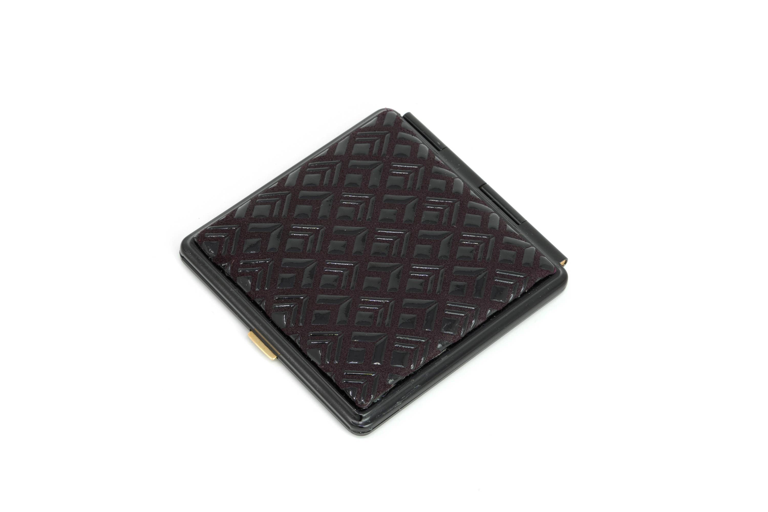 Diamond Frame Double-Faced Handy Mirror