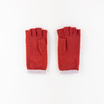 Santacana Short Fingerless Glove with Hood in Red - Big Bag NY