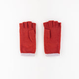 Santacana Short Fingerless Glove with Hood in Red - Big Bag NY