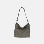 PLINIO Medium Triangle Shoulder Bag in Nero - Big Bag NY