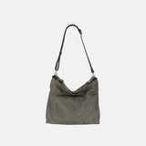 PLINIO Medium Triangle Shoulder Bag in Nero - Big Bag NY