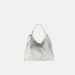 PLINIO Medium Triangle Shoulder Bag in Greige - Big Bag NY
