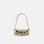 Silvia Gnecchi Mini Choco Bag in Gold - Big Bag NY