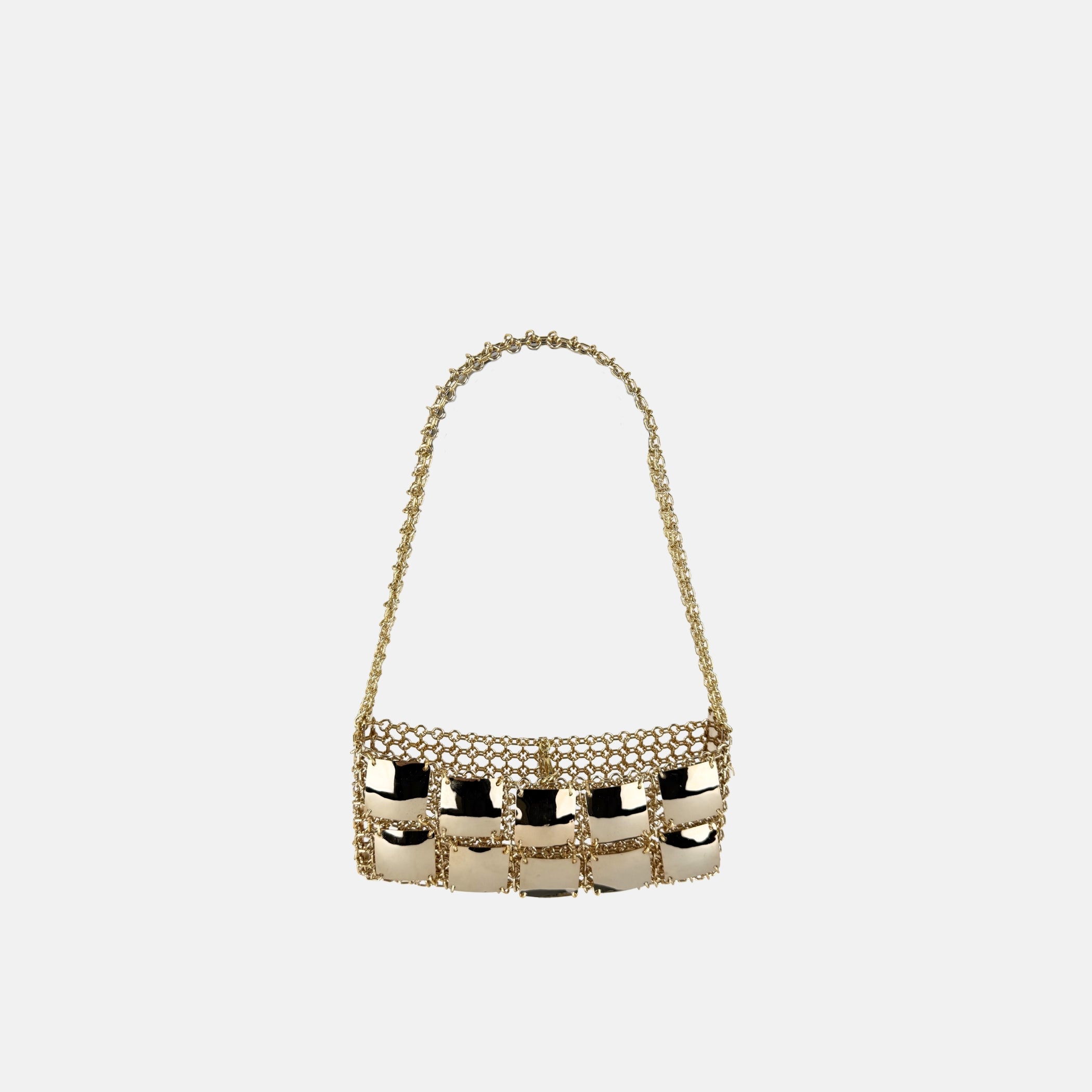 Silvia Gnecchi Mini Choco Bag in Gold - Big Bag NY
