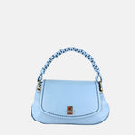 Plinio Visona Cherie Woven Top Handle Shoulder Bag in Artico - Big Bag NY