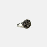 Ithil Pewter Druzy Ring - Big Bag NY