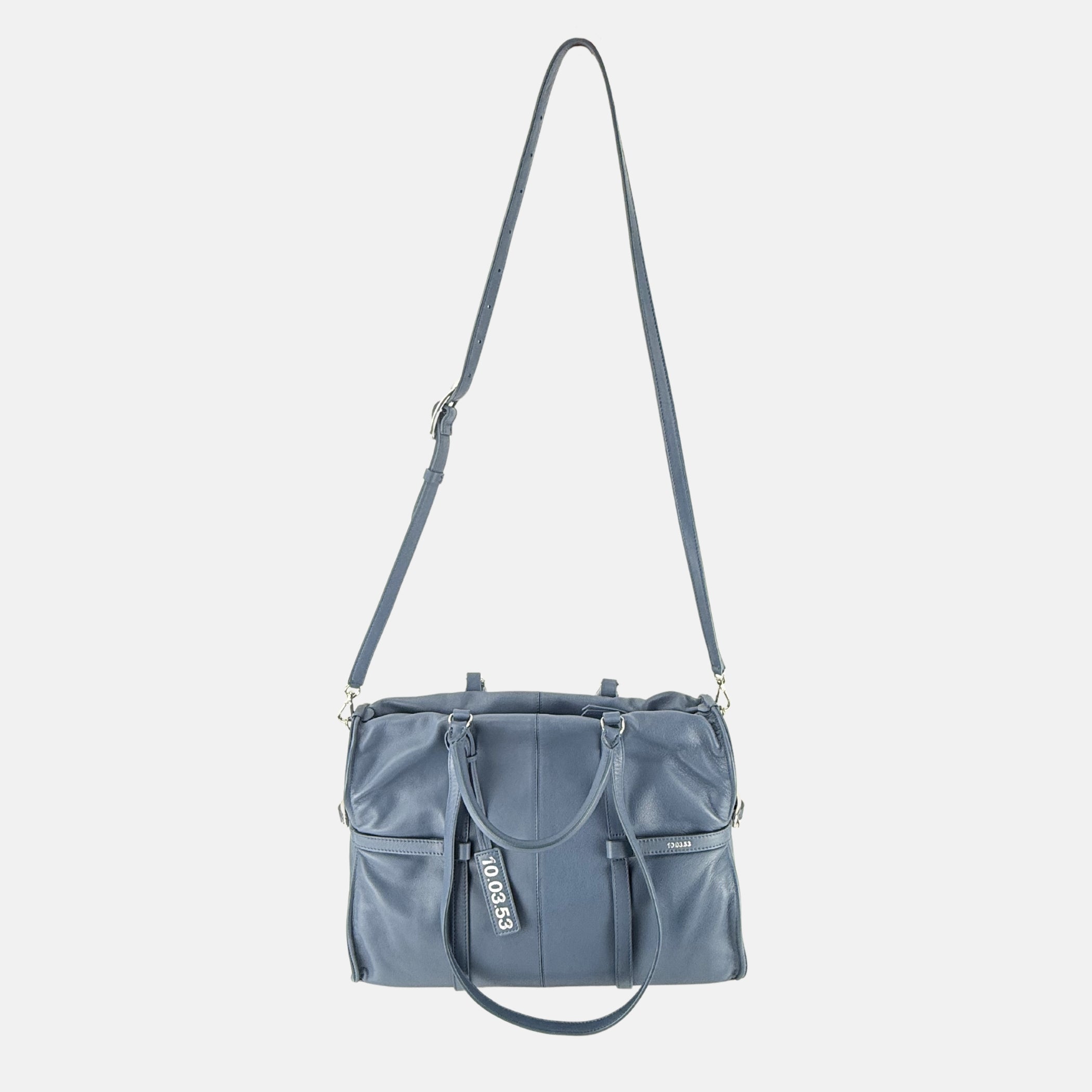 10.03.53 Blue Boulevard Bag - Big Bag NY