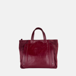 Plinio Visona MARYLIN Medium Top Handle Tote and Shoulder Bag Vine Wine- Big Bag NY