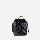 Back Lacquer Rossi Mini Convertible Backpack - Big Bag NY