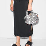 MZ Wallace Micro Sutton Silver Metallic Camo - Big Bag NY