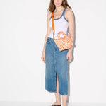 MZ WALLACE Micro Sutton in Sunset Orange Gingham - Big Bag NY