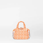 MZ WALLACE Micro Sutton in Sunset Orange Gingham - Big Bag NY