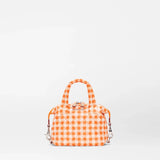 MZ WALLACE Micro Sutton in Sunset Orange Gingham - Big Bag NY