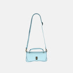 Plinio Visona Mini Bag Siena Turnlock Crossbody Bag in Cristallo - Big Bag NY