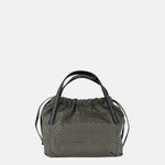 PLINIO Drawstring Small Tote in Black - Big Bag NY
