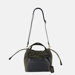 PLINIO Drawstring Small Tote in Black - Big Bag NY