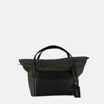 PLINIO Drawstring Small Tote in Black - Big Bag NY