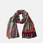 Tradition Textiles Rectangle Strokes Wool Scarf - Big Bag NY