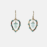 Dana Kellin Aqua Quartz and Apatite Drop Earrings - Big Bag NY