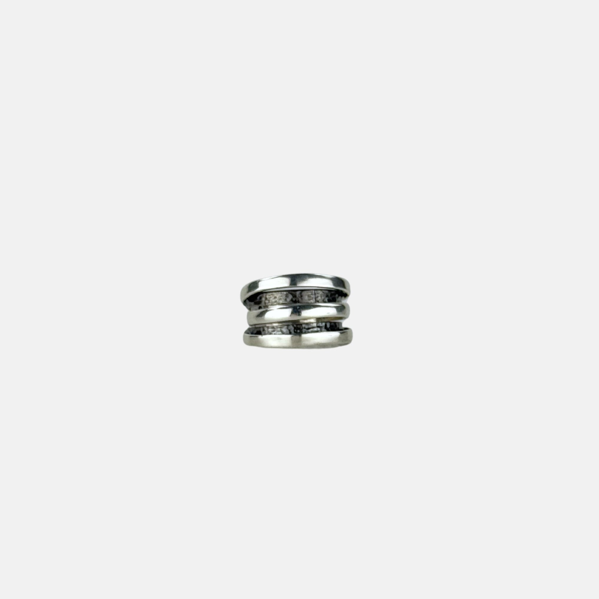 Ithil Stacked Silver Ring - Big Bag NY