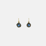 Danielle Welmond Caged Blue Zircon Earrings - Big Bag NY