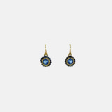 Danielle Welmond Caged Blue Zircon Earrings - Big Bag NY