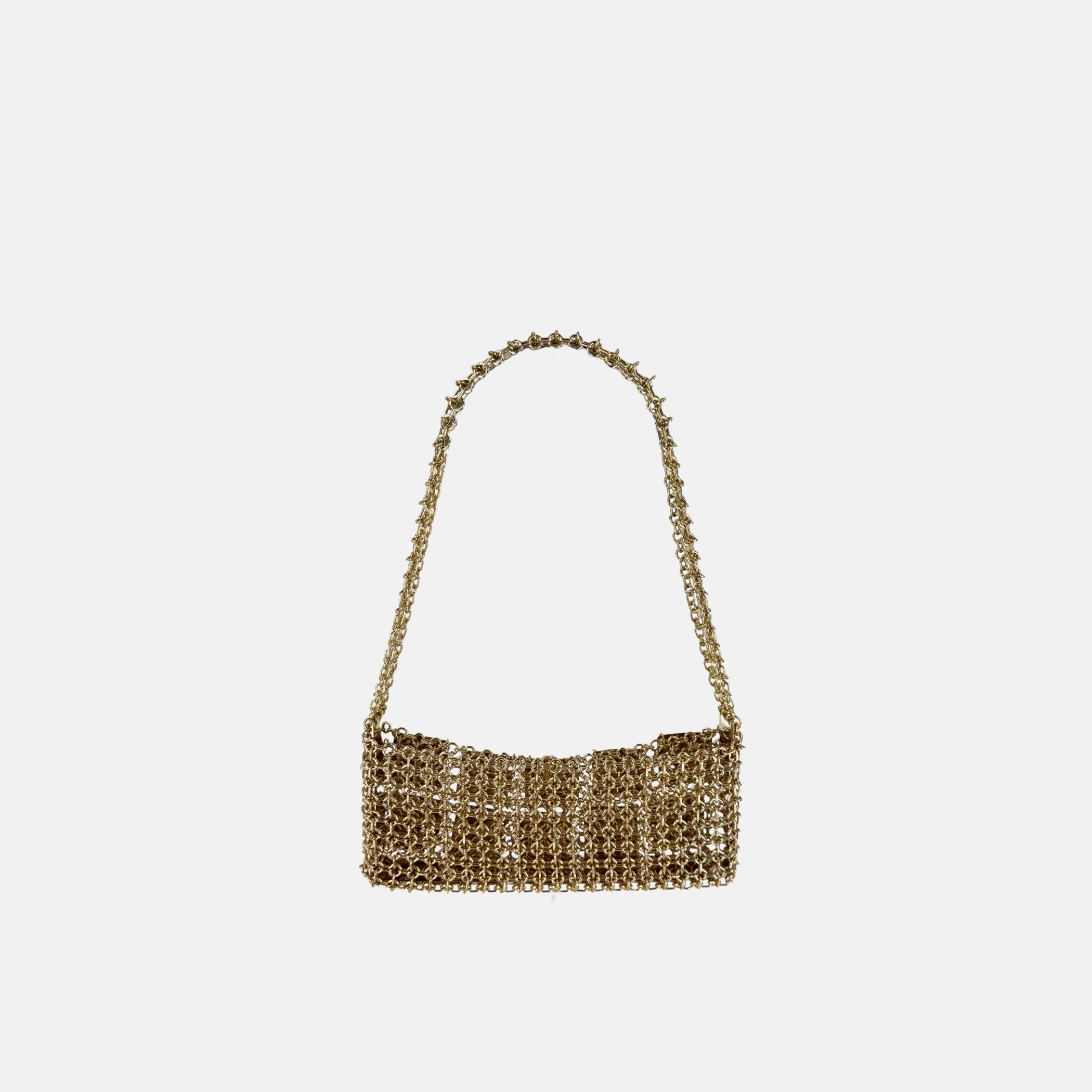 Silvia Gnecchi Mini Choco Bag in Gold - Big Bag NY