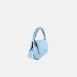 Plinio Visona Cherie Woven Top Handle Shoulder Bag in Artico - Big Bag NY