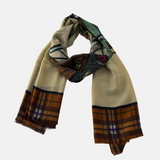Franca Wool Blend Scarf in Beige
