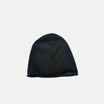 CA4LA MET logo Oversized Silk Knit Cap in Black - Big Bag NY