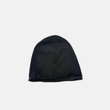 CA4LA MET logo Oversized Silk Knit Cap in Black - Big Bag NY