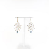 Lina's Medium Grey/Blue Branch Earrings - Big Bag NY