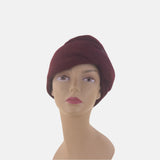 Wine Celine Robert CIMETTE Wool Turban - Big Bag NY