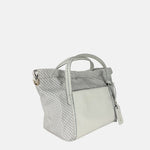PLINIO Drawstring Small Tote in Greige - Big Bag NY