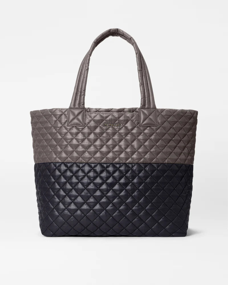 MZ Wallace Large Metro Tote Deluxe in Black Magnet - Big Bag NY