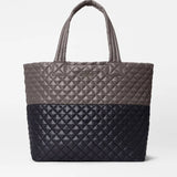 MZ Wallace Large Metro Tote Deluxe in Black Magnet - Big Bag NY