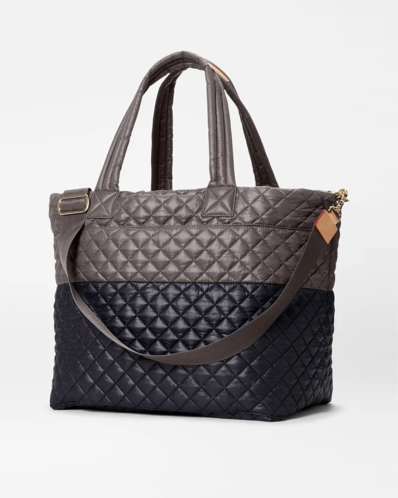 MZ Wallace Large Metro Tote Deluxe in Black Magnet - Big Bag NY
