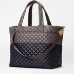 MZ Wallace Large Metro Tote Deluxe in Black Magnet - Big Bag NY